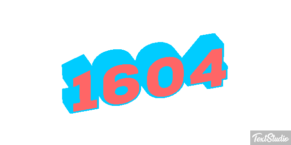 1604 Текстовый эффект