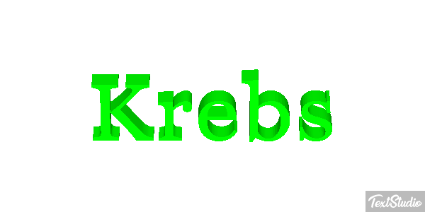 Krebs Text effect