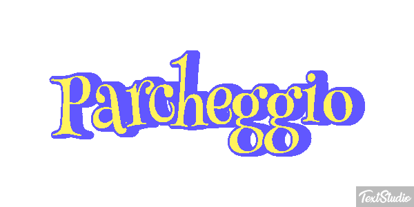 Parcheggio Text effect