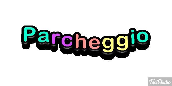 Parcheggio Text effect
