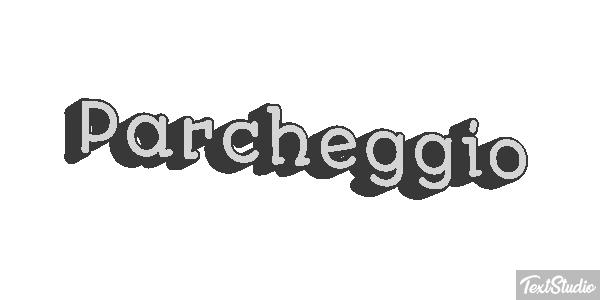 Parcheggio Text effect