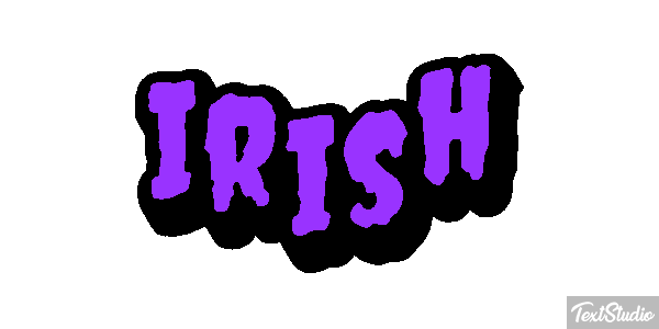 Irish Text effect