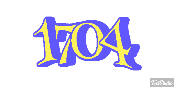 1704 Text effect