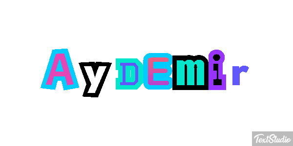 Aydemir Текстовый эффект