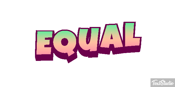 Equal Efecto de texto