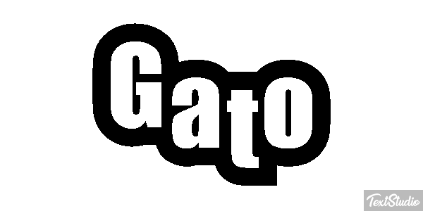 Gato Efecto de texto