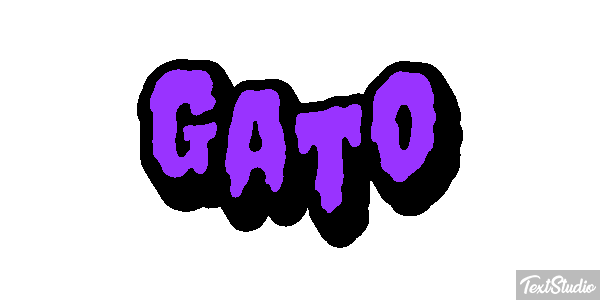 Gato Efecto de texto