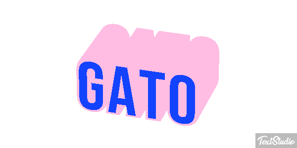 Gato Efecto de texto