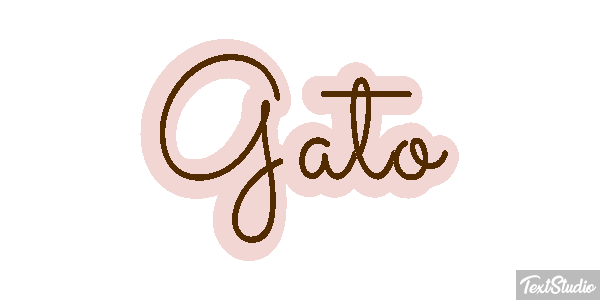 Gato Efecto de texto
