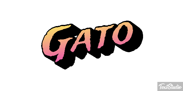 Gato Efecto de texto