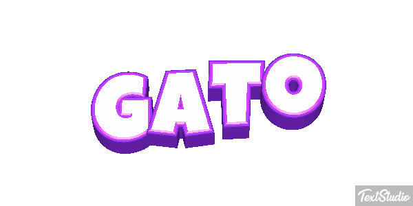 Gato Efecto de texto
