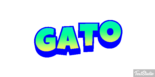 Gato Efecto de texto