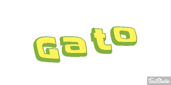 Gato Efecto de texto