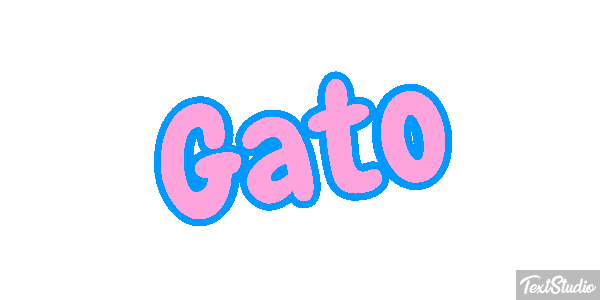 Gato Efecto de texto