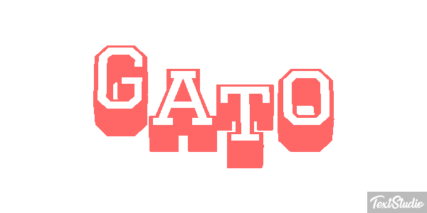 Gato Efecto de texto