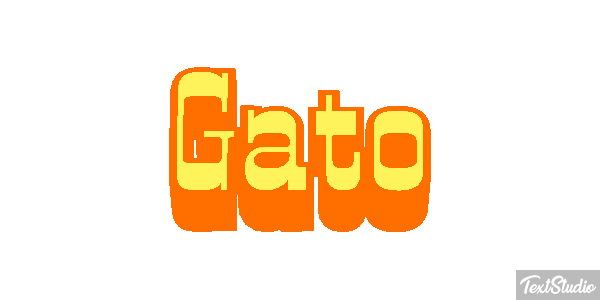 Gato Efecto de texto