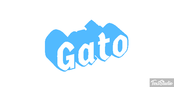 Gato Efecto de texto