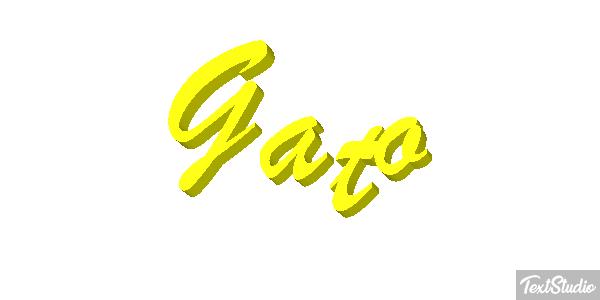 Gato Efecto de texto