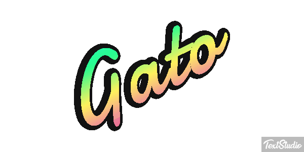 Gato Efecto de texto