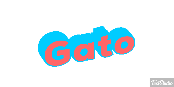 Gato Efecto de texto