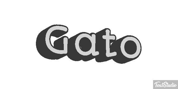 Gato Efecto de texto