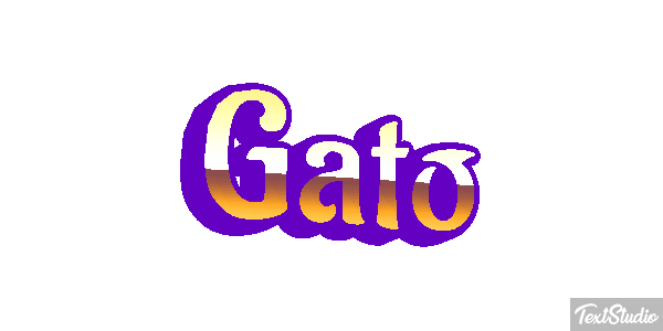 Gato Efecto de texto