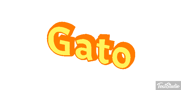 Gato Efecto de texto