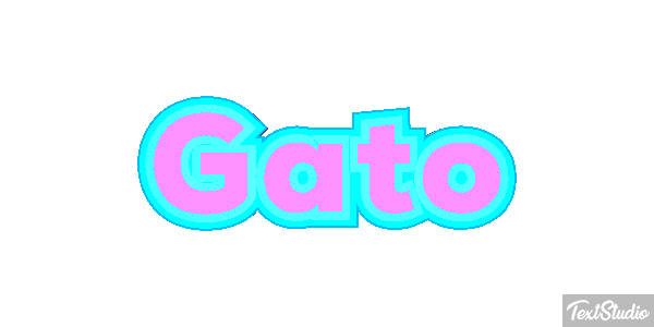 Gato Efecto de texto