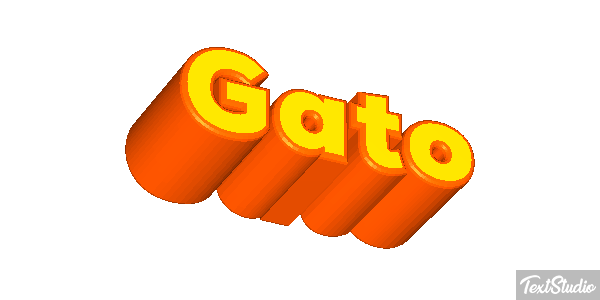Gato Efecto de texto