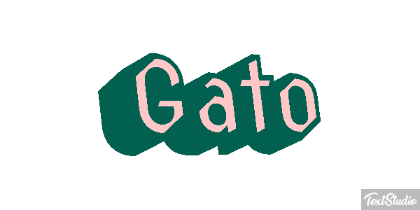 Gato Efecto de texto