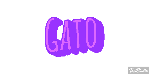 Gato Efecto de texto