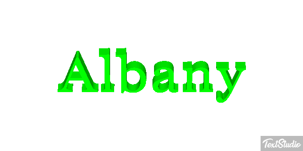 Albany Efekt tekstowy