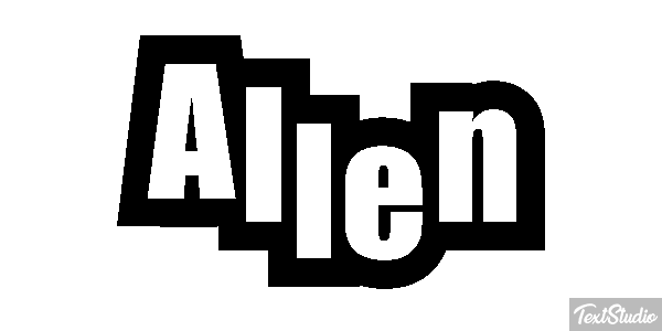 Allen Text effect