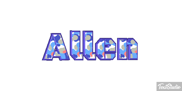 Allen Text effect