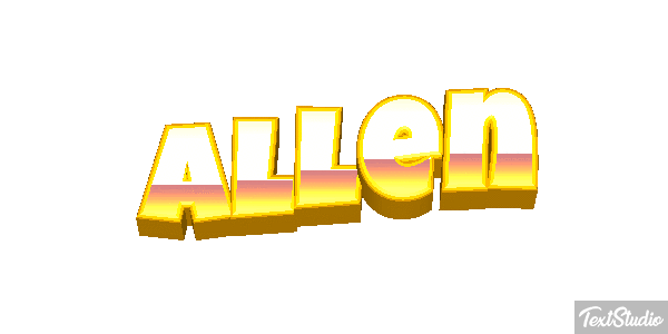 Allen Text effect