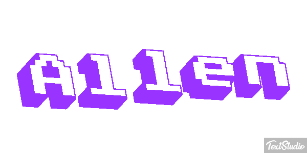 Allen Text effect