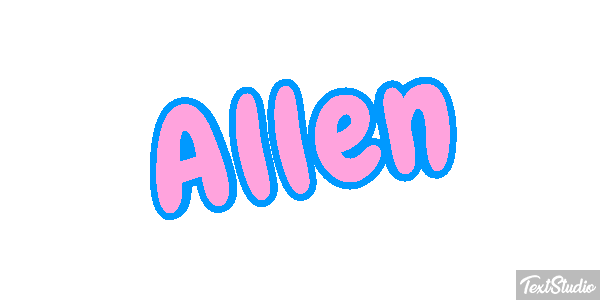 Allen Text effect
