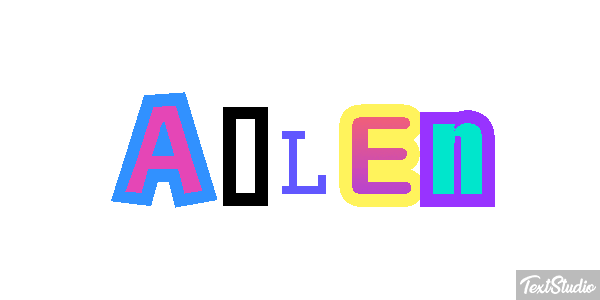 Allen Text effect
