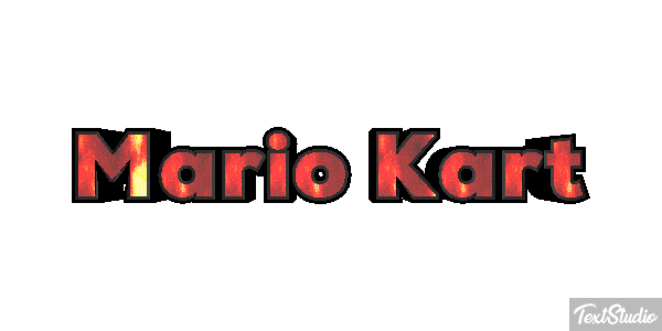 Mario Kart Текстовый эффект