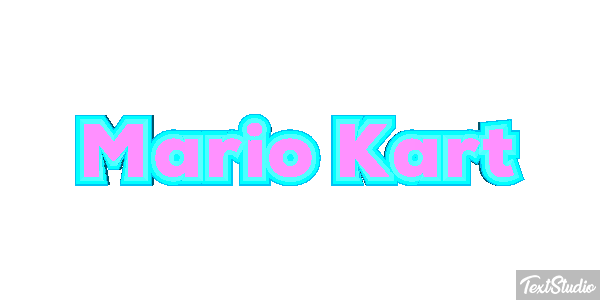 Mario Kart Текстовый эффект