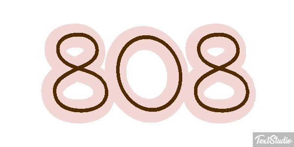 808 Text effect