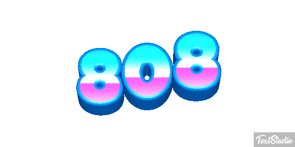 808 Text effect