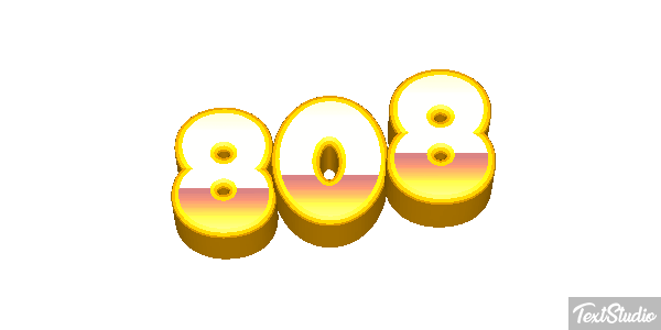 808 Text effect