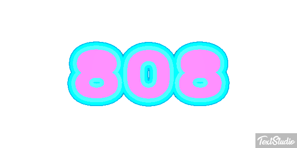 808 Text effect
