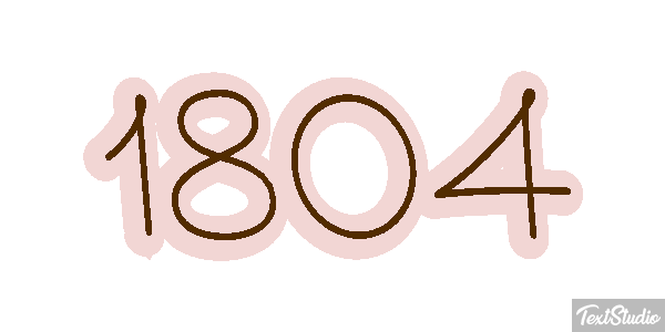 1804 Text effect