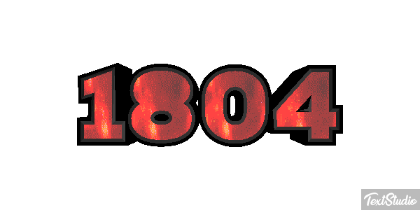 1804 Text effect