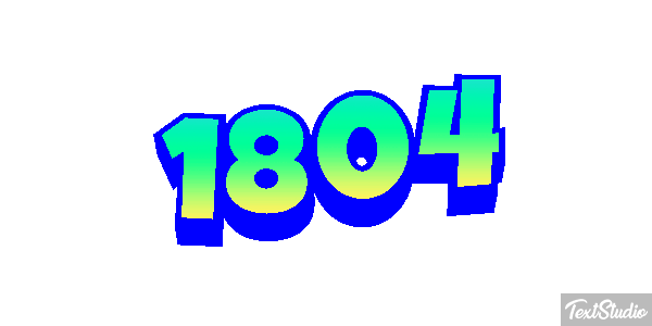 1804 Text effect