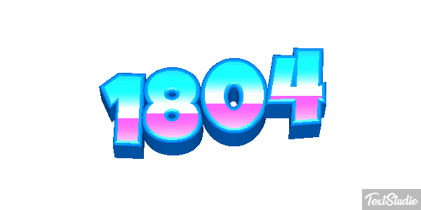 1804 Text effect