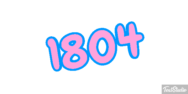 1804 Text effect