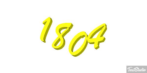 1804 Text effect